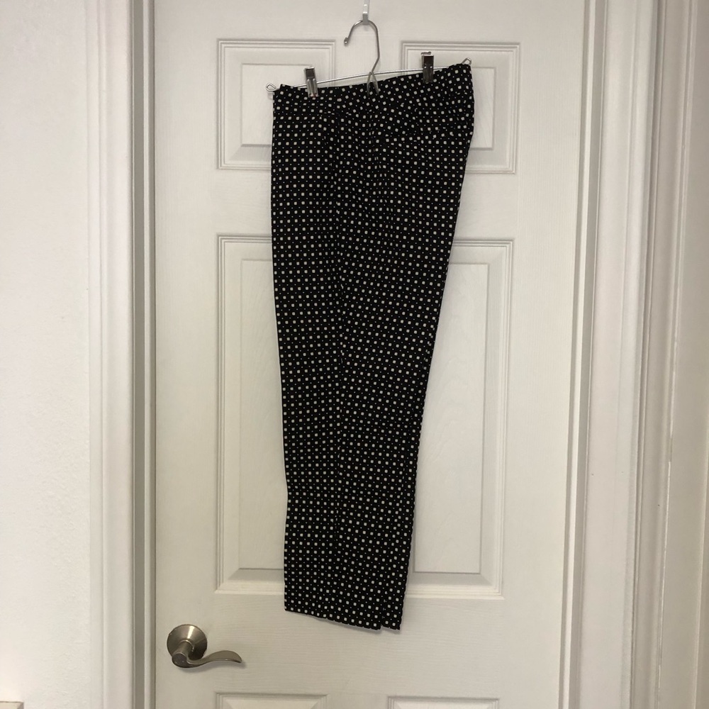 Banana Republic Black and White Polka Dot Women's Pants